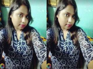 Today Exclusive- Horny Kolkata Girl Nude On Video Call Part 1