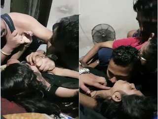 Today Exclusive- Sexy Odia Call Girl Boob Pressing By Hostel Guys