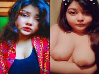 Today Exclusive –  Super Hot Bangla Girl Shows Her Boobs and Fingering