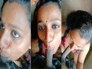 Desi Mallu Wife Blowjob and Boobs Sucking part 2