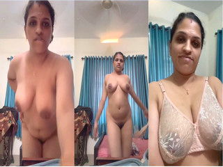 Desi Mallu Bhabhi Shows Her Nude Body part 1