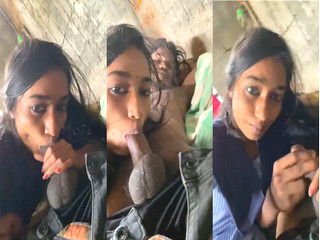 Desi Tamil Girl Sucking Dick