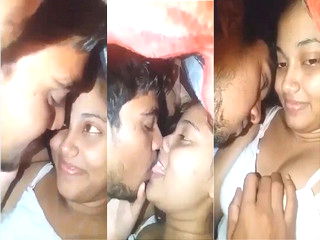 Desi Cpl Romance and Kissing