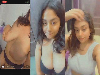 Sexy Desi Girl Shows Her Big Boobs