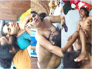 Desi Mallu Wife Blowjob and Fucking