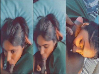 Sexy Desi Girl Sucking Dick