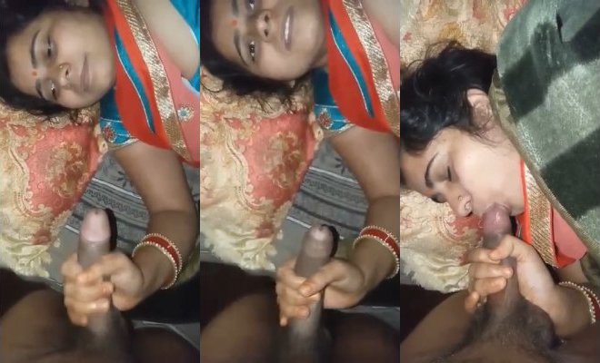Desi Bhabhi Sucking Lover Dick
