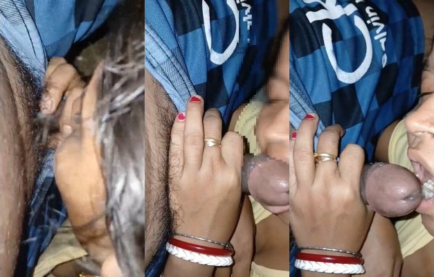 Hot Desi Wife Sucking Dick