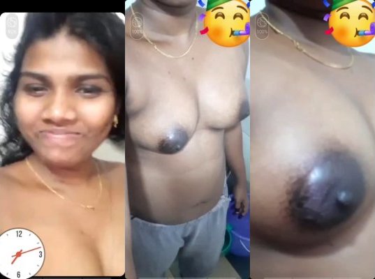 Desi Tamil Girl Shows Her Nude Body