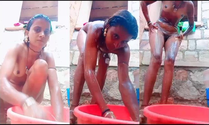 Sexy Desi Vlg Bahbhi Bathing