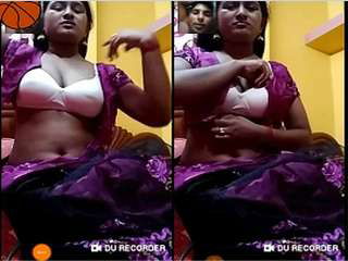 Today Exclusive- Desi Girl Showing Her Boobs On Video Call Part  2