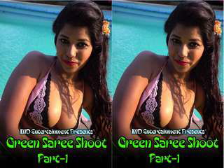 First On Net -Saree Fashion Green Silk Saree Look Part 1